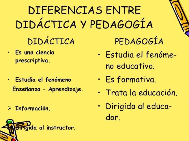 Pedagogía vs Didáctica: ¿Cuál es la diferencia?