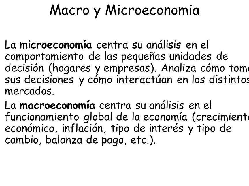 Diferencia entre Micro y Macro: Un Análisis Comparativo